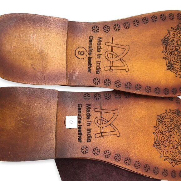 Mochiis Harappa Sandal Flip Flop in Brown - Picture 12 of 15